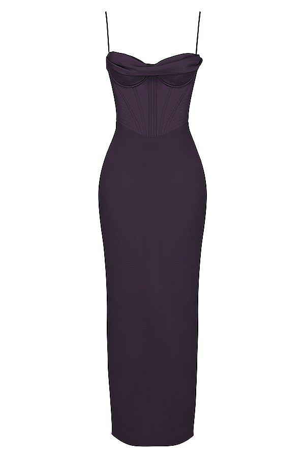 Damen Minikleid — Bodycon-Passform, plissiert, mit Bindverschluss hinten