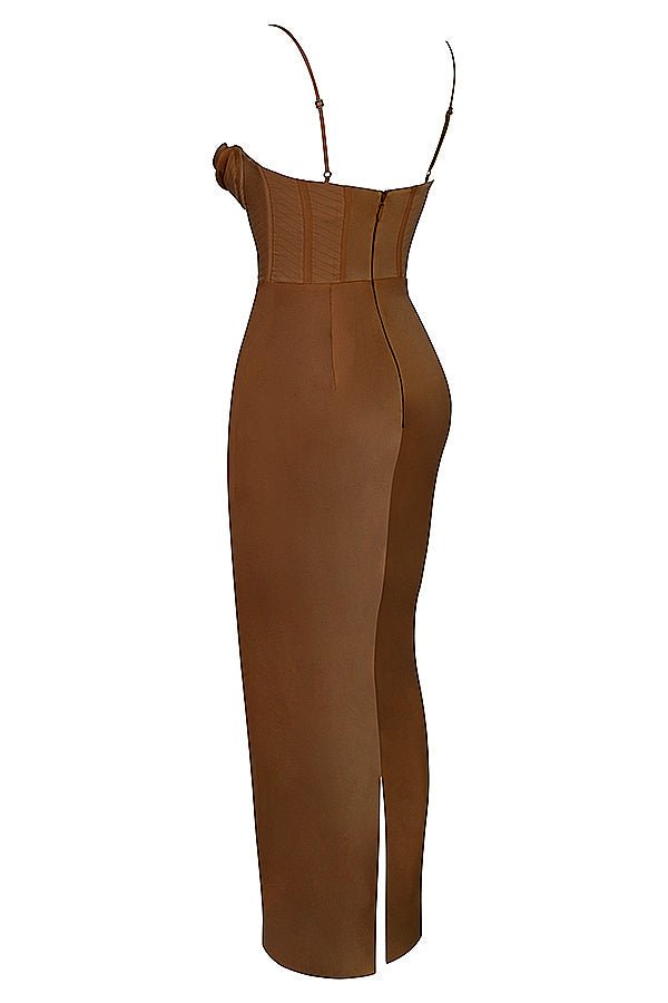 Damen Minikleid — Bodycon-Passform, plissiert, mit Bindverschluss hinten