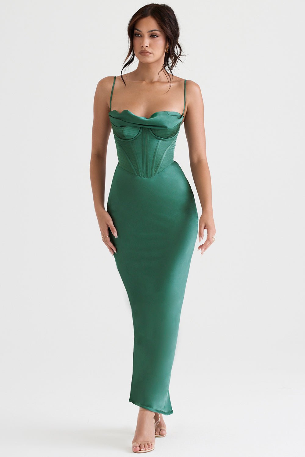 Damen Minikleid — Bodycon-Passform, plissiert, mit Bindverschluss hinten