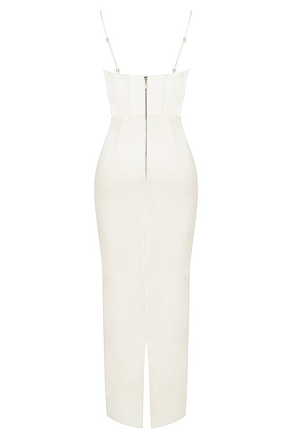 Damen Minikleid — Bodycon-Passform, plissiert, mit Bindverschluss hinten